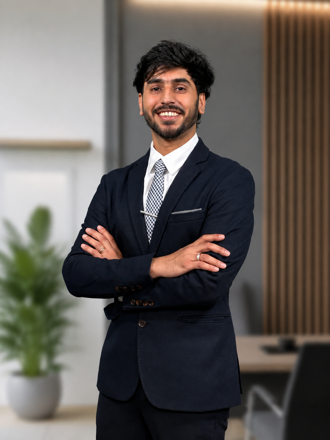 Portrait of CA Sudhanshu Sagar Shrivas, CEO of Sudhanshu and Associates