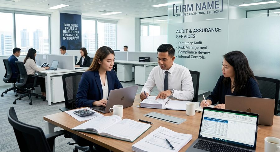 Audit and assurance meeting at Sudhanshu and Associates